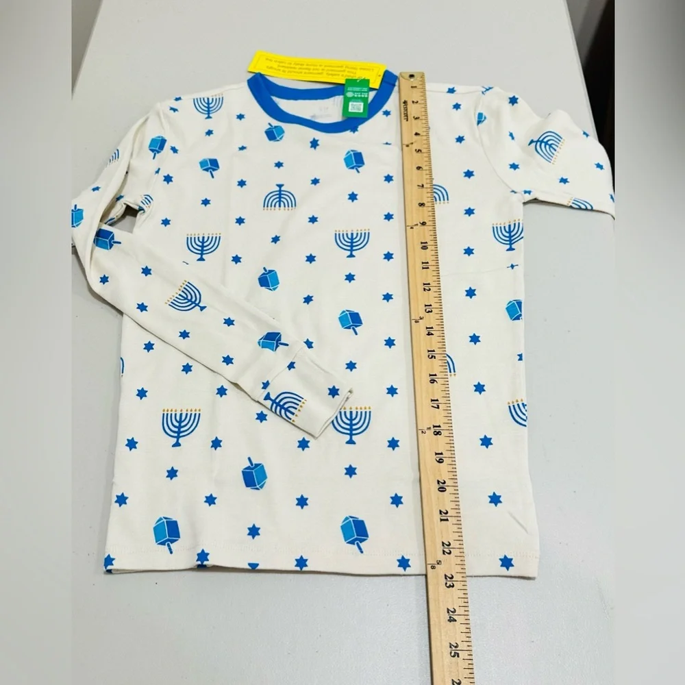 NWT GAP  Toddler Organic Cotton 2pc Hanukkah Pajama PJ Set - Size‎ 14 Years
